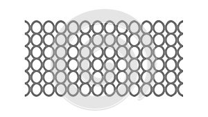 Mesh Grid Pattern, Abstract Interwoven Texture, vector design Generative AI