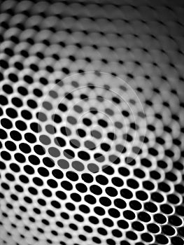 Mesh metal structure background.
