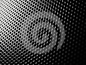 Mesh metal structure background.