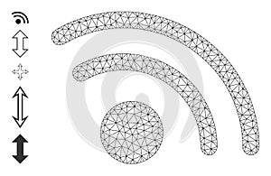 Mesh Network Wi-Fi Access Point Icon