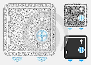 Safe Vector Mesh Network Model and Triangle Mosaic Icon