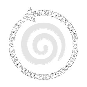 Mesh Vector Rotate Ccw Icon