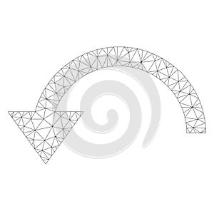 Mesh Vector Rotate Ccw Icon
