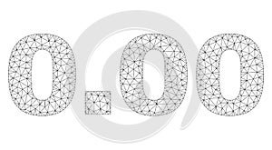 Polygonal Wire Frame 0.00 Text Label