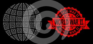 Distress World War Ii Seal and Web Net Globe