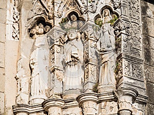 Mesmerising shot of Church of Nossa Senhora da Consolacao in Guimaraes, Portugal photo