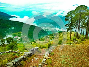 Mesmerising view of Uttarakashi valley in Uttarakhand, India