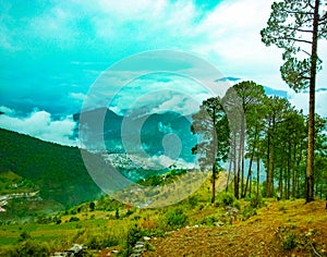 Mesmerising view of Uttarakashi valley in Uttarakhand, India