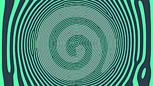 Mesmerize Spiral Psychedelic Art Vector Hypnotical Pattern Turquoise Abstraction