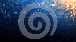 Abstract Geometric Starry Night Background