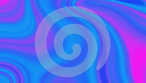 Vibrant Abstract Gradient with Neon Blue and Purple Fluid Waves