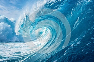 Abstract Blue Effect Background