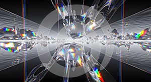 Abstract Chromatic Glass Forms with Reflection