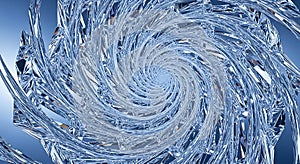 Frozen Crystal Spiral
