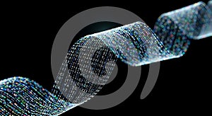 Genomics data stream digital visualization