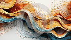 Mesmerizing Abstract Webbing: Intricate Strands of Connectivity in Captivating Visual Harmony.