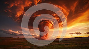 Mesmerizing Ballet of Nature Unfolds in Tempestuous Skies photo
