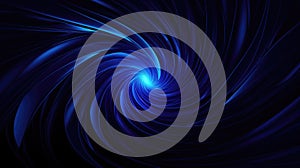 Mesmerizing Blue Vortex Abstract Background Design
