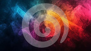 A mesmerizing dark prism background with sharp, angular lines and a sense of depth. Generative AI