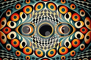 A mesmerizing, hypnotic pattern photo