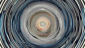 Abstract Circular Pattern with Intricate Spiral Lines