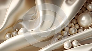 A mesmerizing image of a luxury pearl background