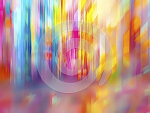 Mesmerizing Rainbow Spectrum in Dynamic Color Flow