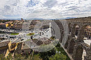 Mesmerizing scene of the walls Meson de Candido with the mountains in the background in Spain