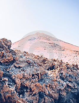 Mesmerizing shot of the beautiful Teide National Park in Paradores Spain photo