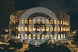 Mesmerizing view of Colosseum Rome, Italy