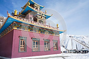 Mesmerizing view of the Gue Monastery in India