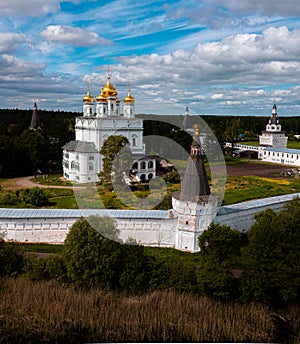 Mesmerizing view of Joseph Volokolamsk monastery for men in Teryayevo, Russia