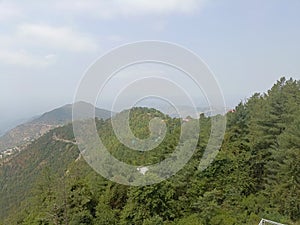 Mesmerizing view of Muree Hills and forest