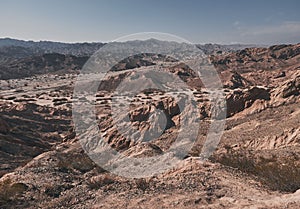 Mesmerizing view of the Quebrada de las Flechas in Argentina photo