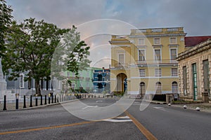 Mesmerizing view of the Square Plaza de la Vigia, Matanzas, close to Varadero, Cuba photo