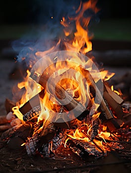 Mesmerizing Warmth of a Campfire