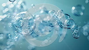 Mesmerizing Water Bubble Animation in Loop - Abstract and 3D
