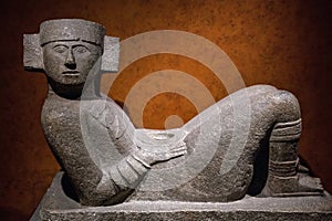 Mesoamerican Chac-Mool statue photo