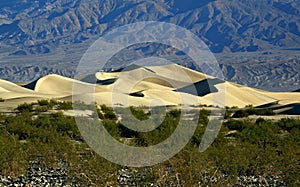 Mesquite Flat Sand Dunes in Death valley