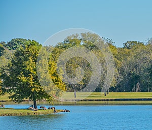 Mesquite Parks and Recreation Lake in Mesquite, Texas