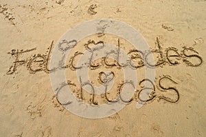 Message On The Beach photo