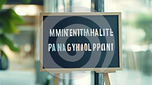 Message Board With Garbled Text Display