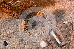 Message in a bottle photo