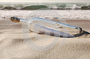 Message in a bottle photo