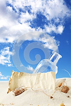 Message in a bottle photo