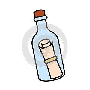 Message In A Bottle Icon