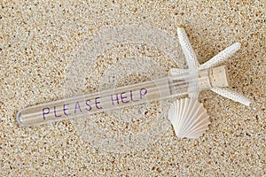 Message in a bottle style with cork lid and wordings Please Help photo