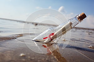 Message in a bottle photo