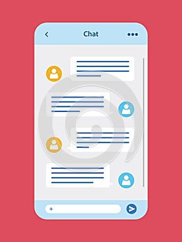 Message chat app