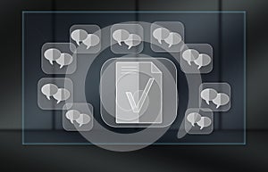 Concept of message content control